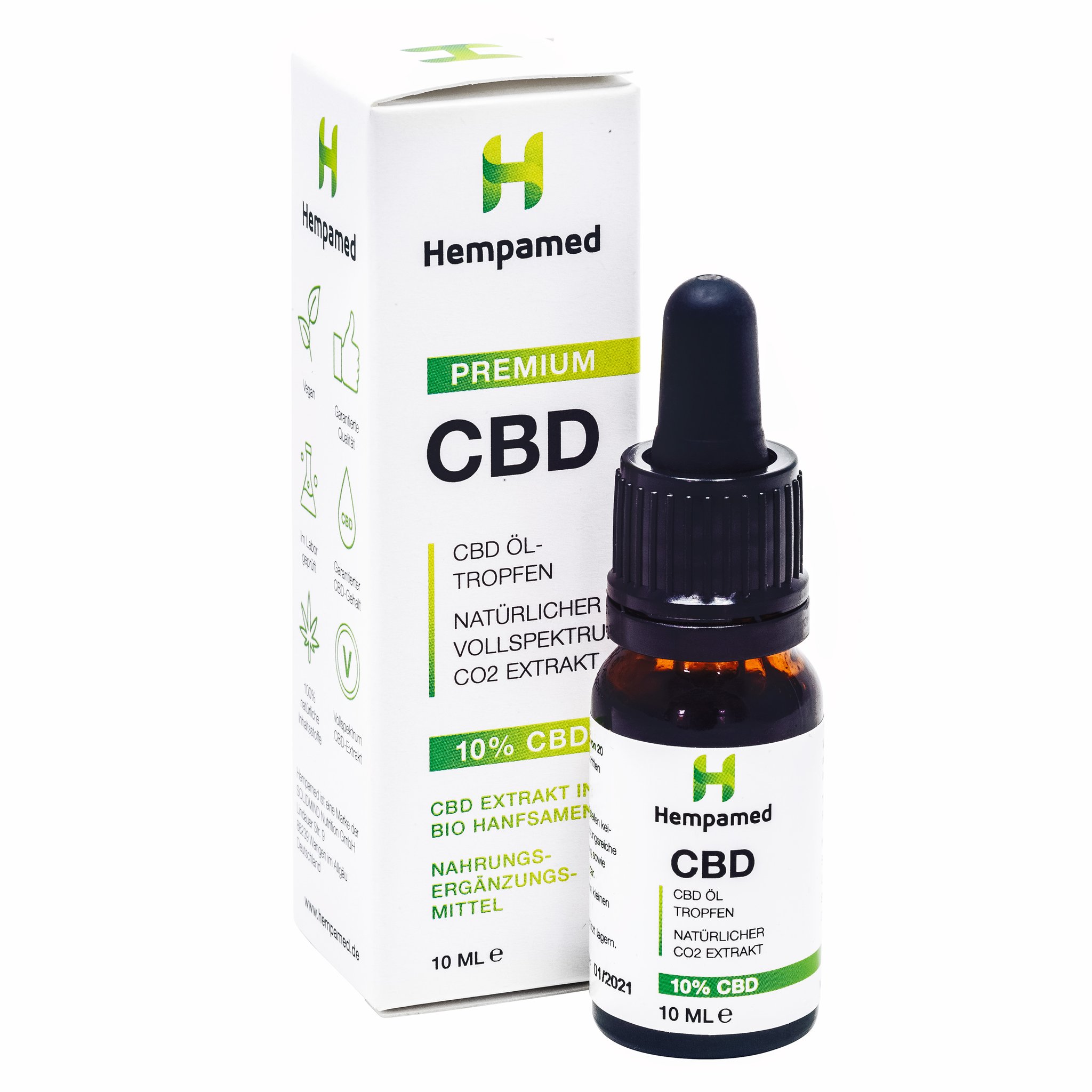 Öl 1000mg Premium - Hempamed