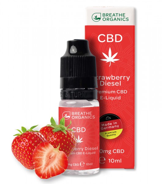 Liquid 100mg Strawberry Diesel - Breathe Organics