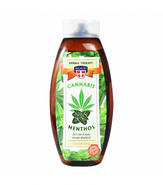 Dusch-Shampoo Cannabis und Menthol 500ml - Palacio