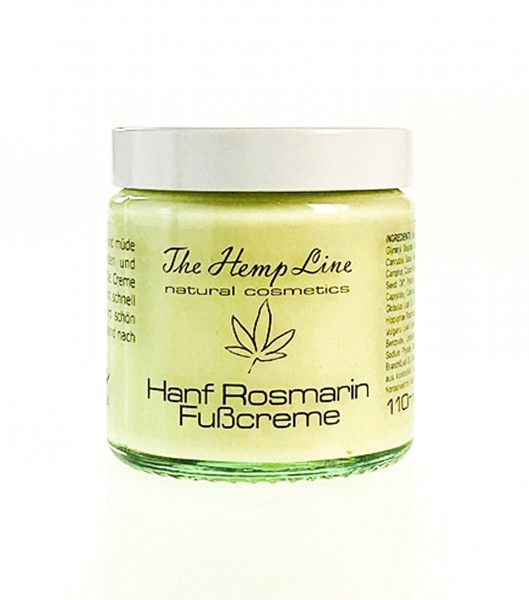 Fußcreme Hanf Rosmarin - The Hemp Line