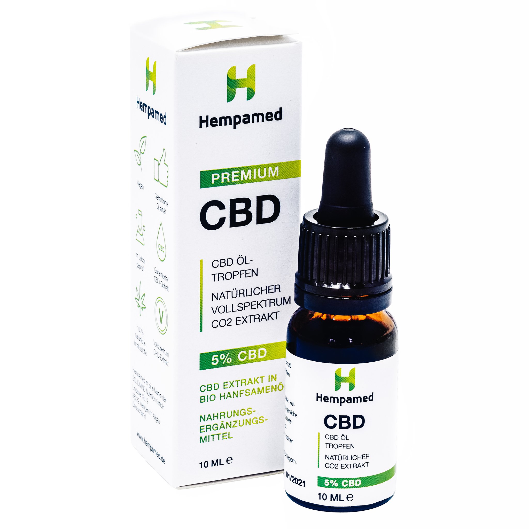 Öl 5´00mg Premium - Hempamed