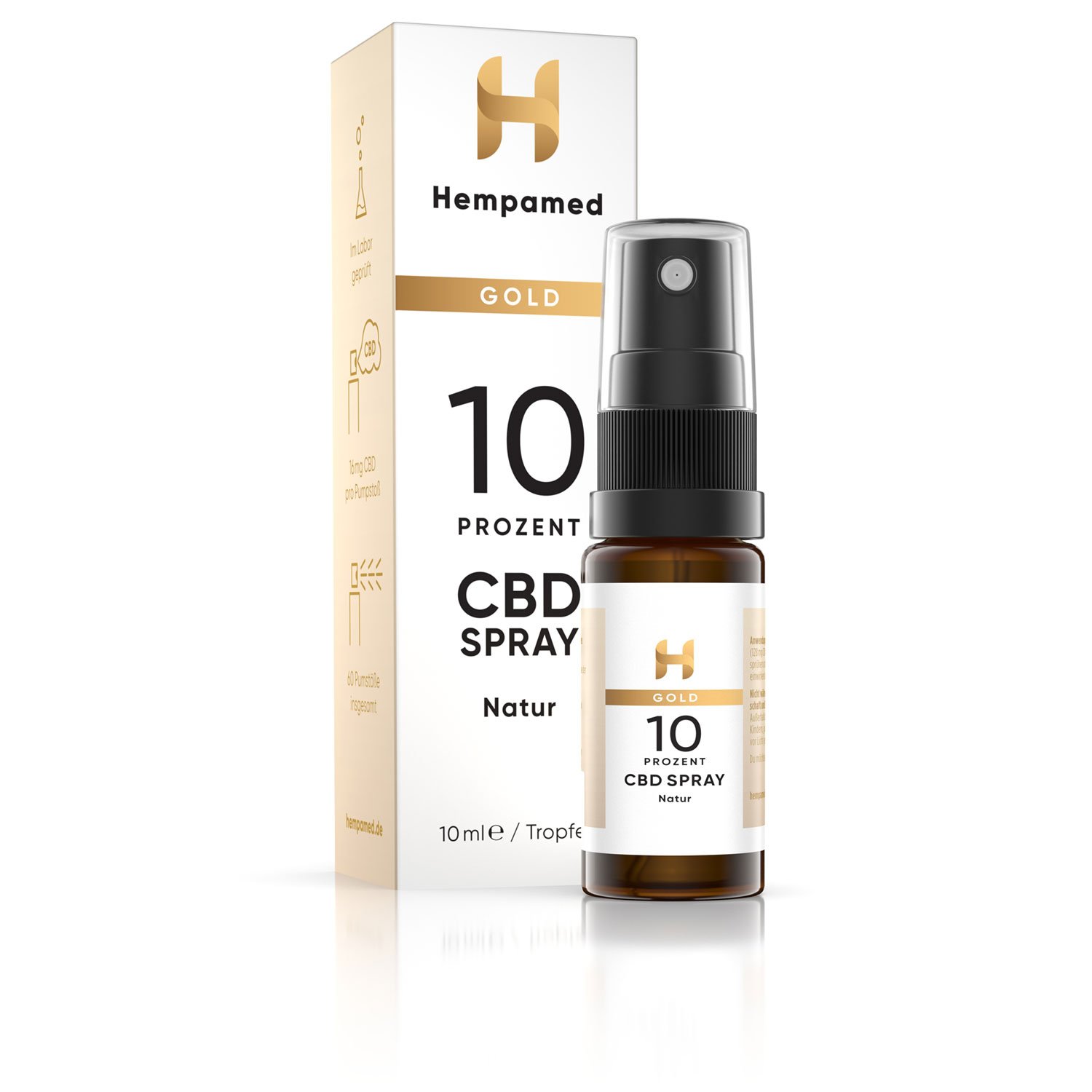 Mundspray 1000mg Gold - Hempamed 