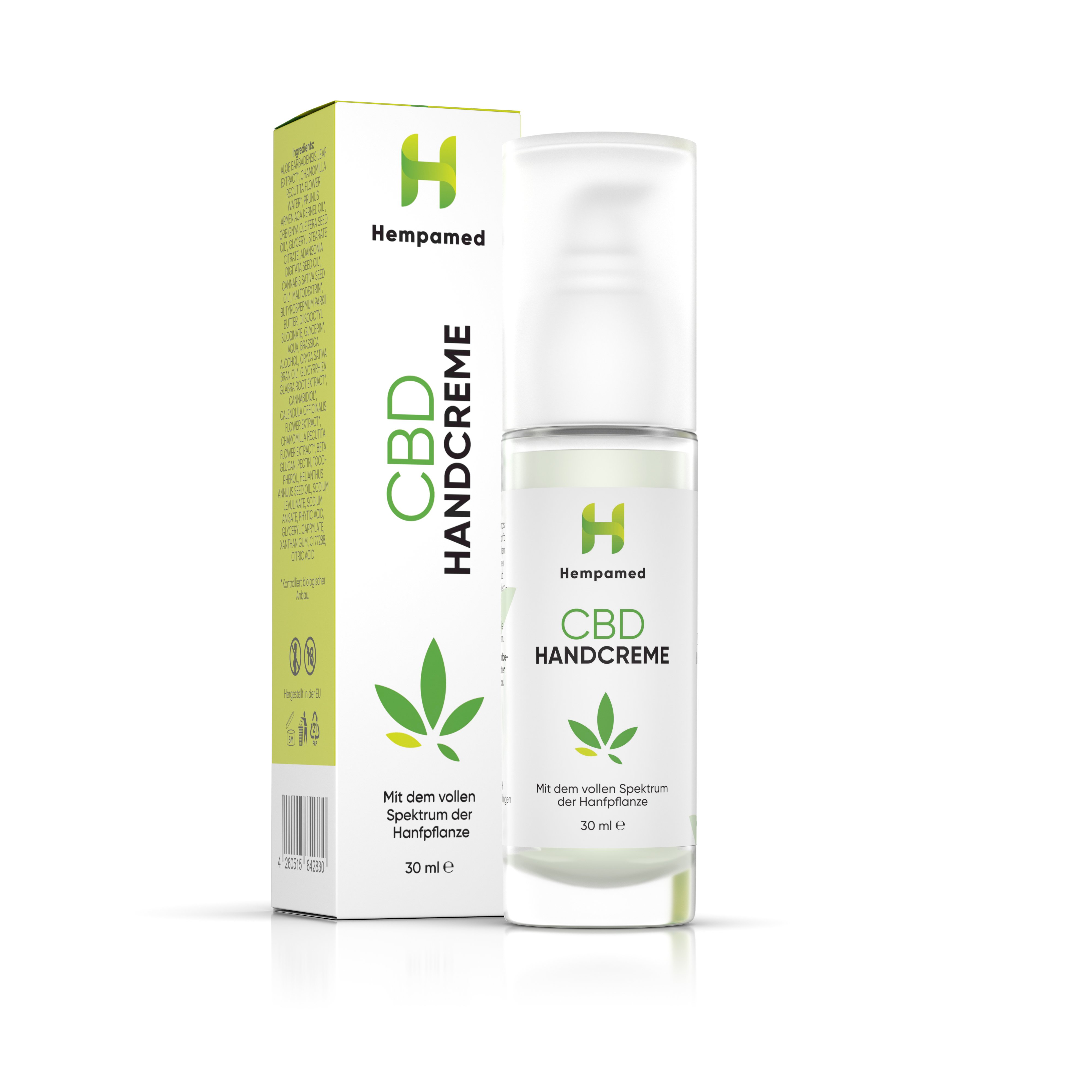 Handcreme 30ml CBD - Hempamed