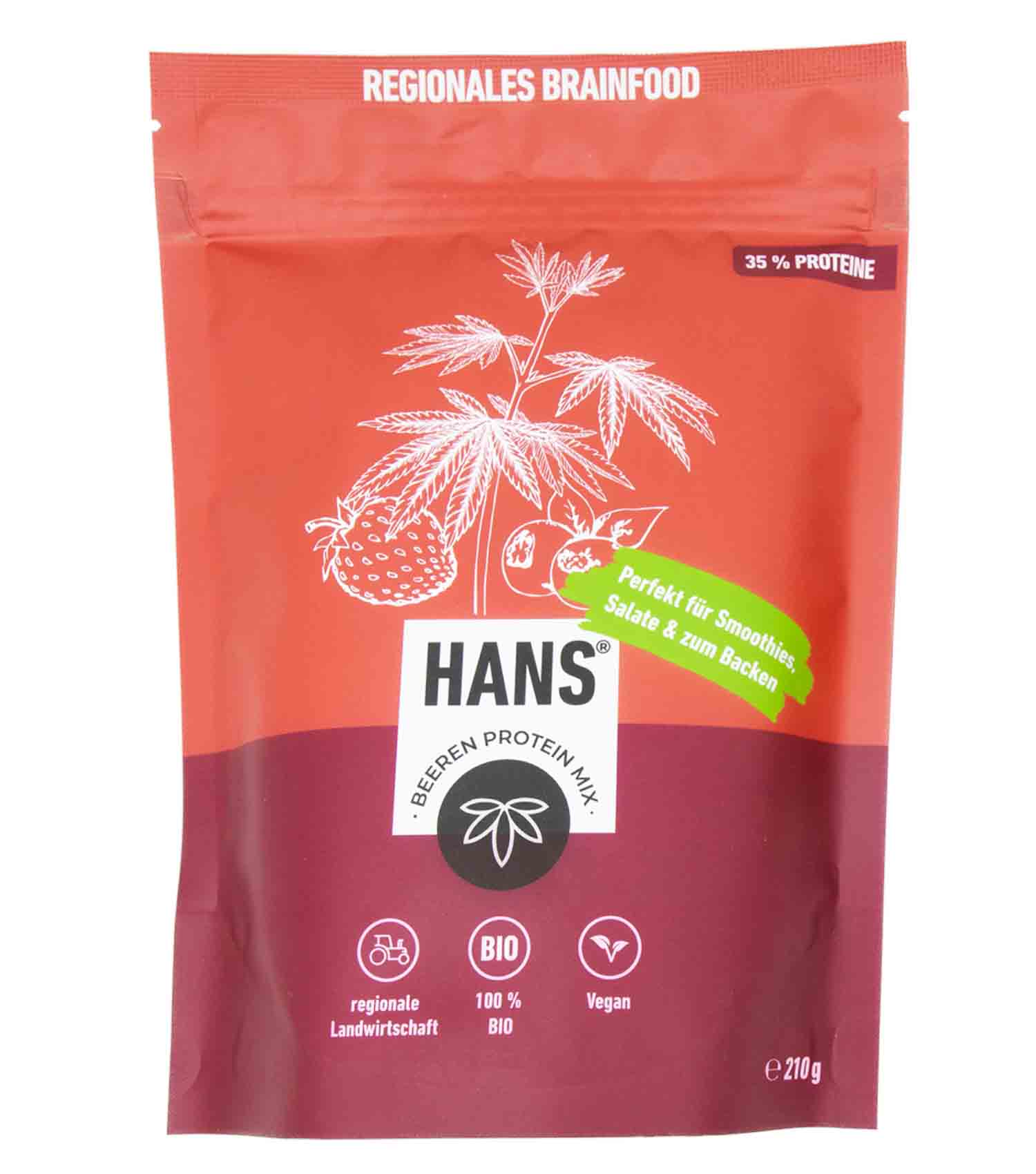 Pulver Bio-Beeren Proteinmix - HANS Brainfood