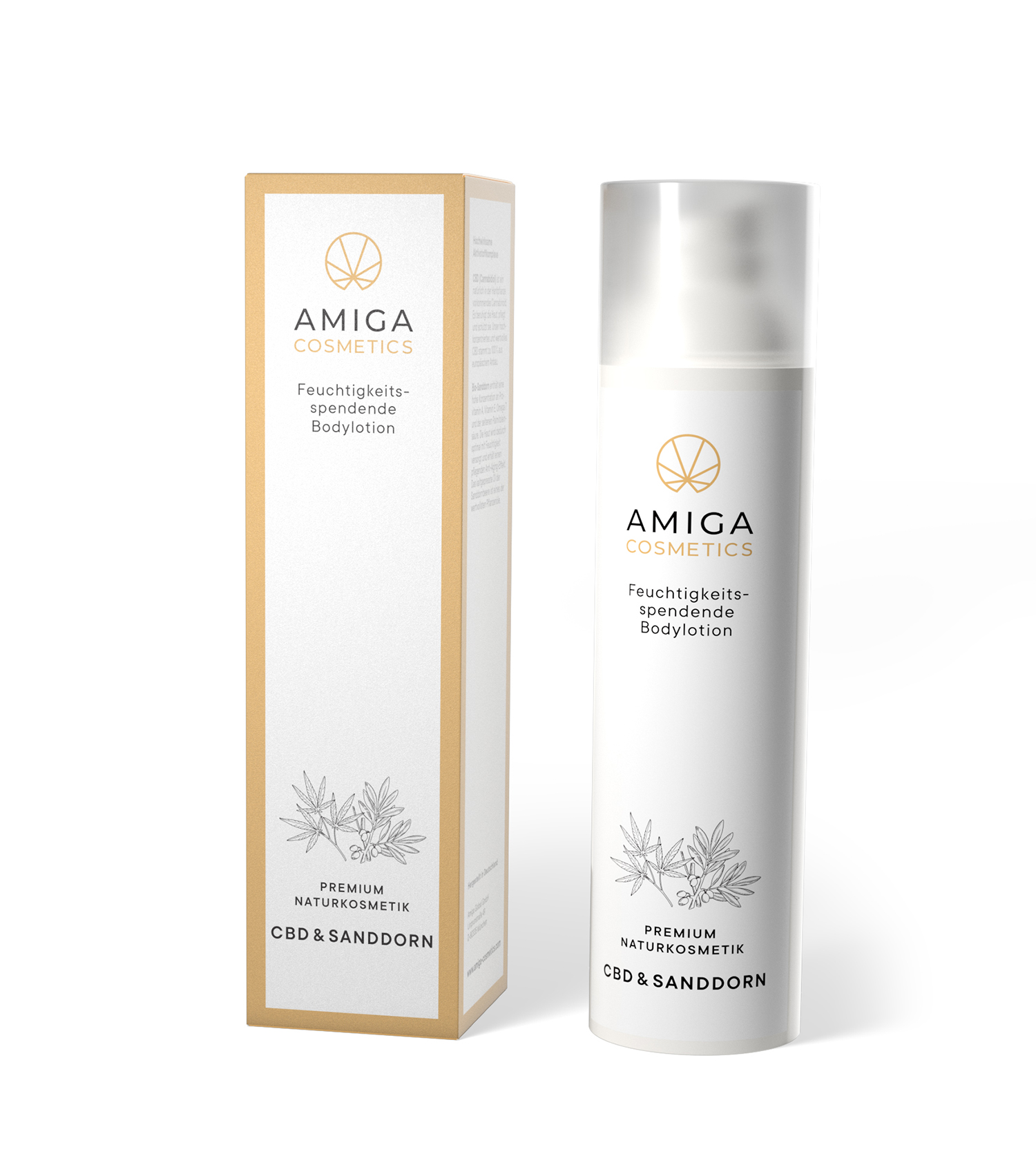 Bodylotion Feuchtigkeitsspendende Körpercreme - Amiga Cosmetics