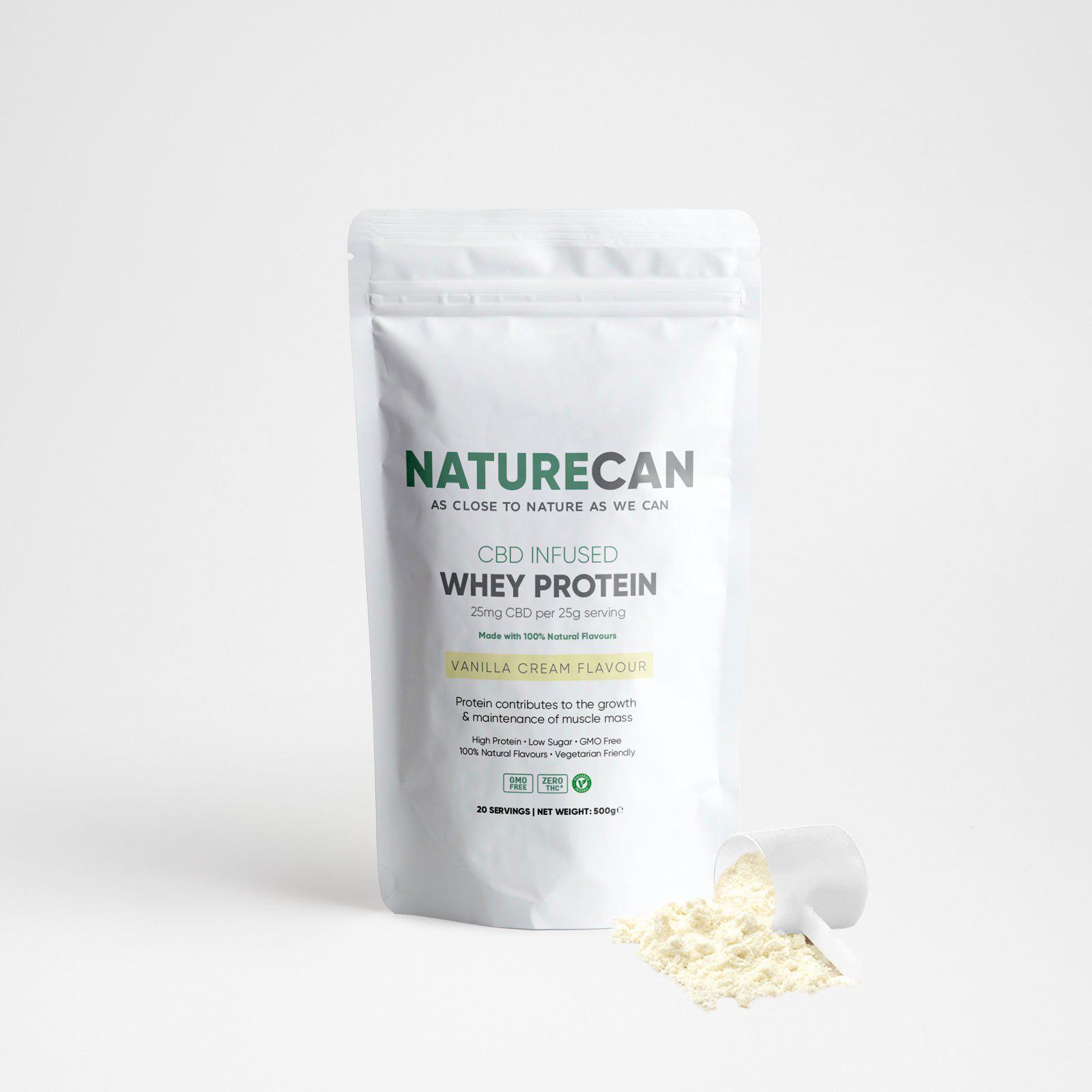 Pulver Whey Protein Vanille - Naturecan
