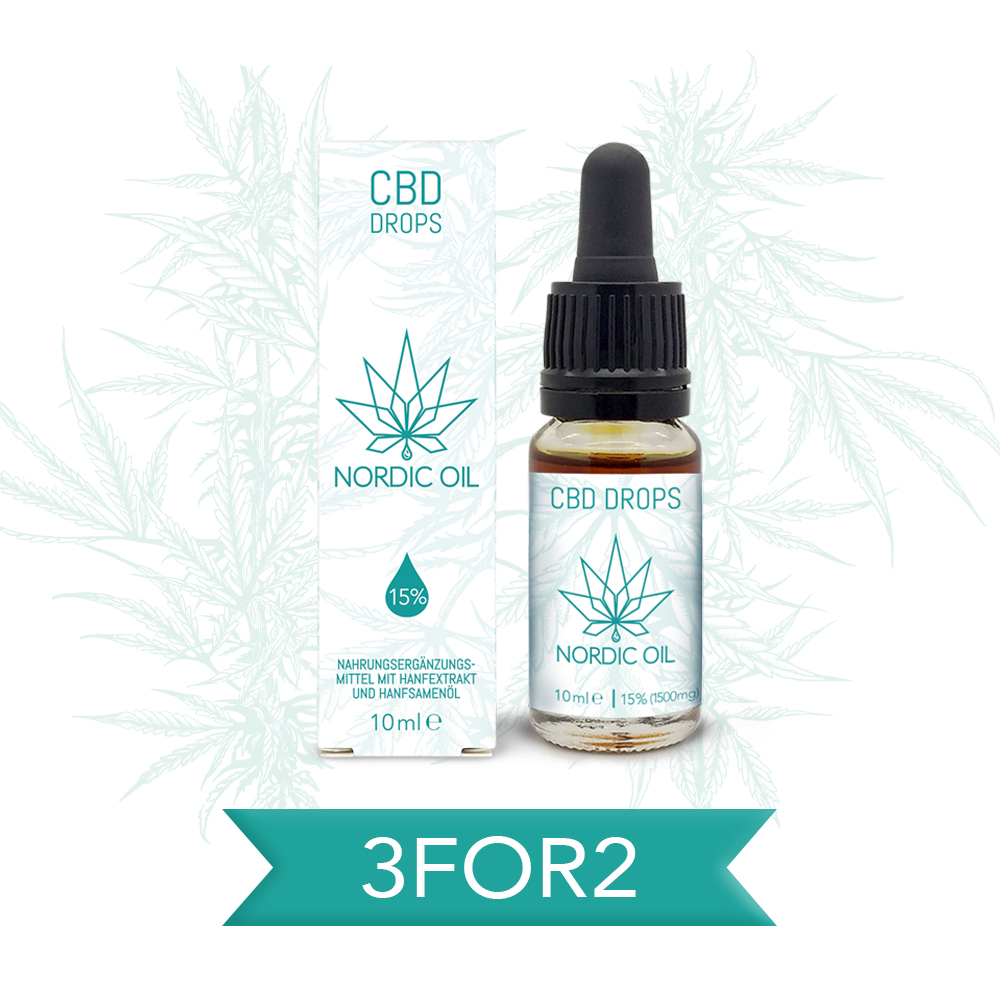 Öl 1500mg Aktionspack - Nordic Oil