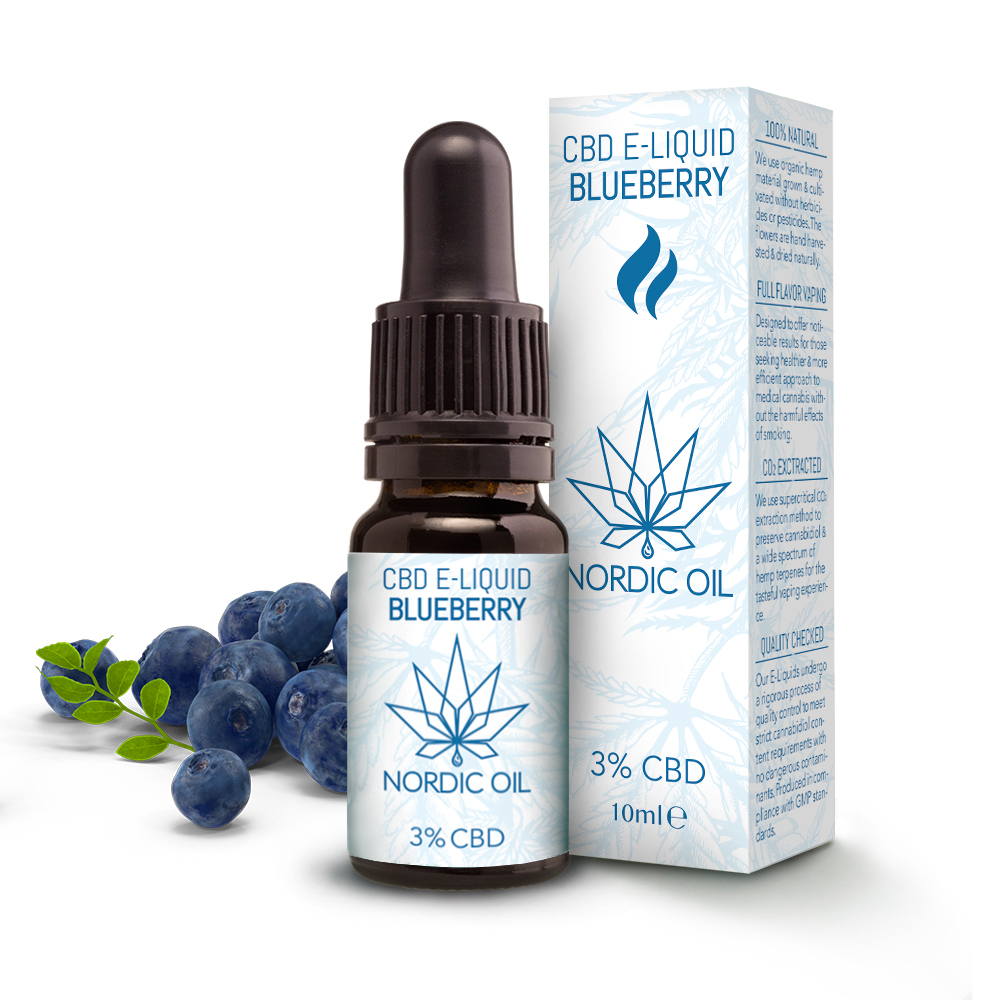 Liquid 300mg Blaubeere - Nordic Oil