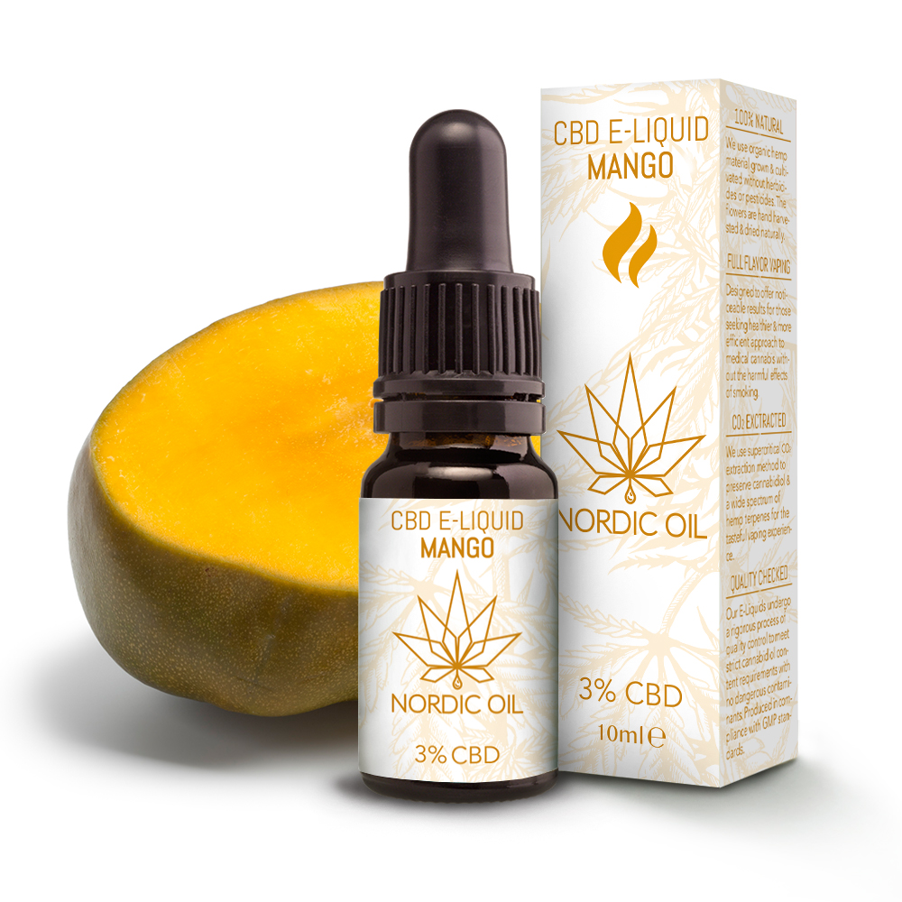 Liquid 300mg Mango - Nordic Oil